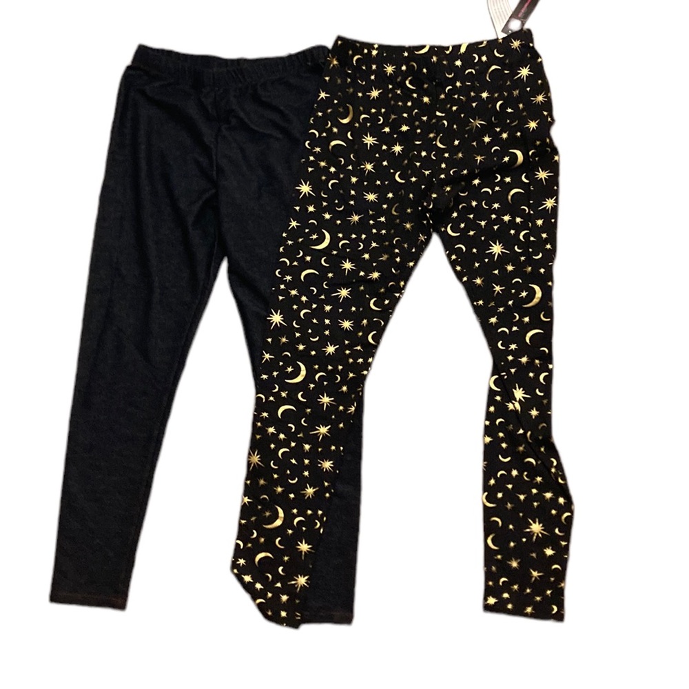 NWT Leggings Bundle (Dark wash & Celestial Print)